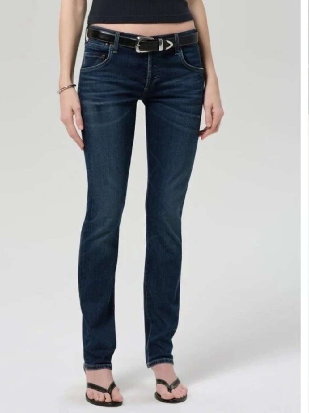 NEW $228 CITIZENS OF HUMANITY EMERSON LONG SLIM BOYFRIEND JEANS IN BLUE SIZE 29